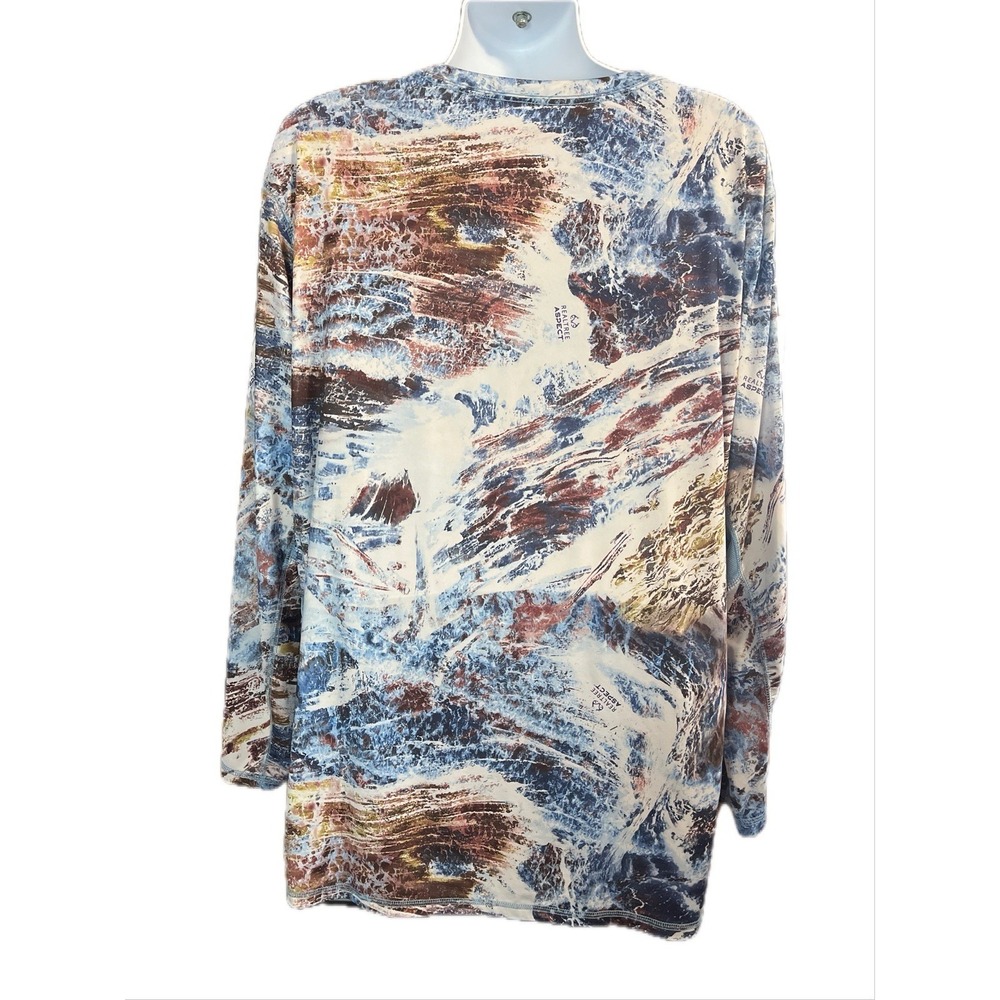 Realtree Aspect Fishing Shirt Men's 3XL  Long Sleeve Performance Fishing
